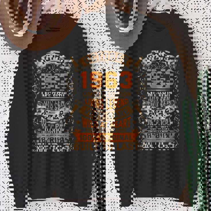 誕生日 オリジナル 1963年10月 スウェットシャツ 年配の女性への贈り物