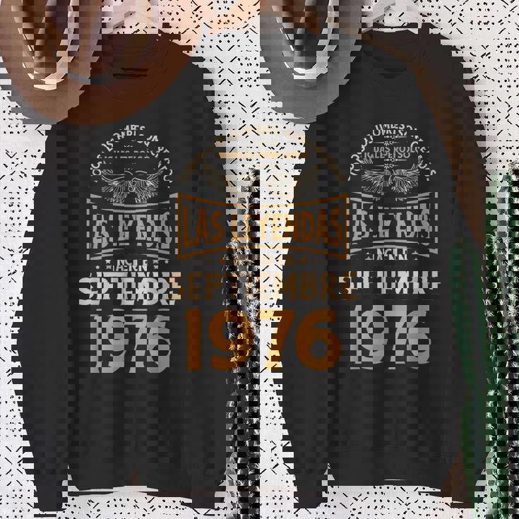 メンズ 誕生日プレゼント The Legends 1976年9月 スウェットシャツ 年配の女性への贈り物