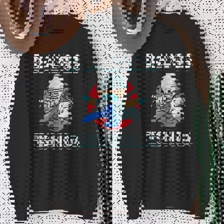 透析技術者techninja スウェットシャツ 年配の女性への贈り物