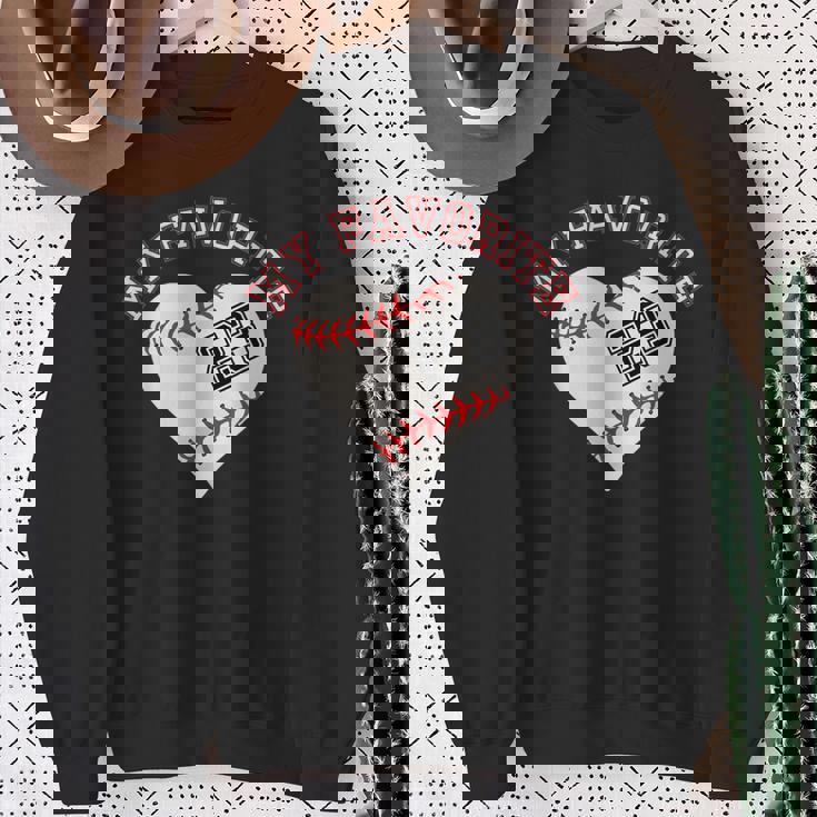 野球選手23ジャージー衣装 No＃23スポーツファンギフト Baseball Jersey Number 23 スウェットシャツ 年配の女性への贈り物