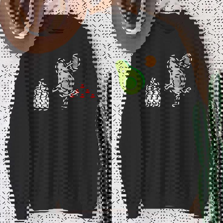 面白い アボカド カートゥーン ボウリング チーム ケグラー コーン ギフト スウェットシャツ 年配の女性への贈り物