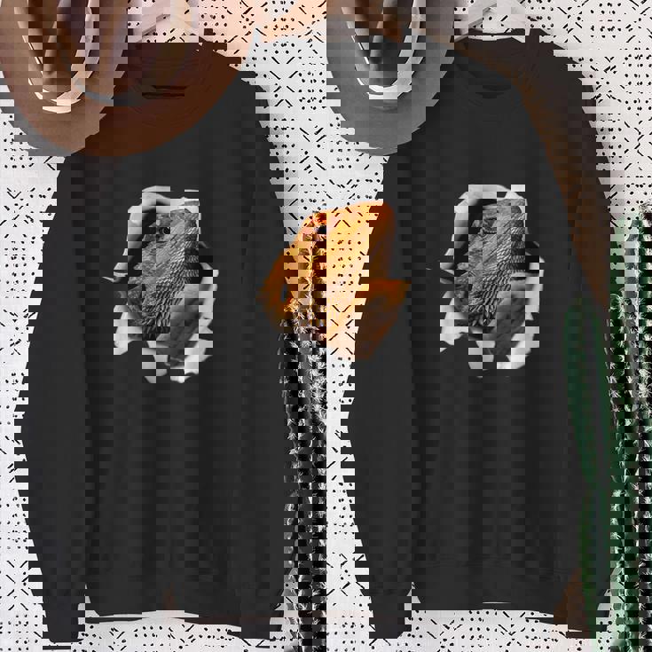 面白いtシャツ イグアナ トカゲ 爬虫類 メンズ 動物 グッズ おもしろ 面白い 服 ネタ 動物 珍獣 スウェットシャツ 年配の女性への贈り物