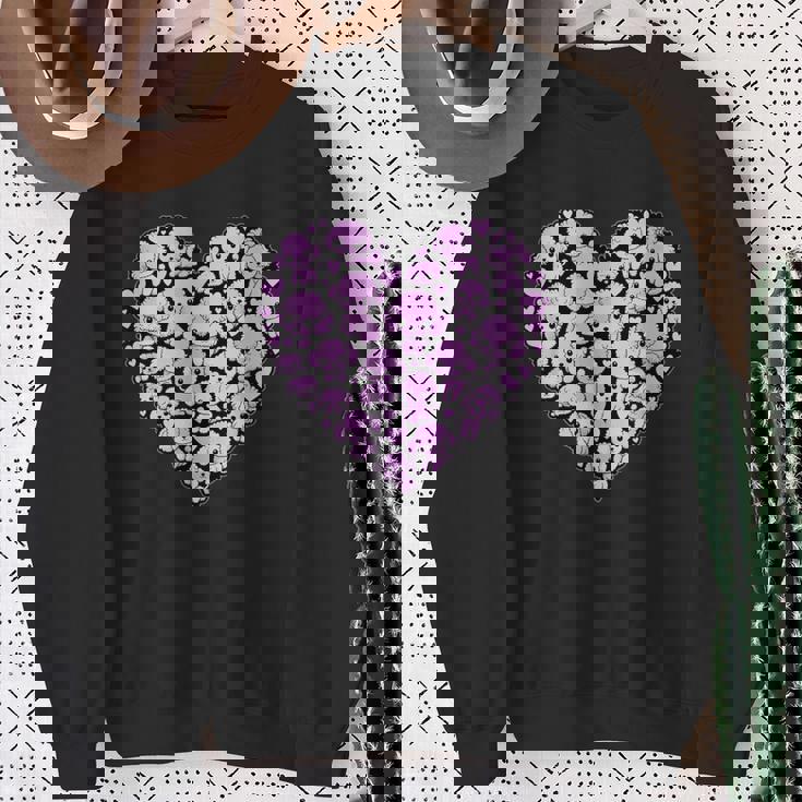 面白いtシャツ トイプードル ハート イヌ メンズ 犬好き グッズ かわいい おもしろ 面白い 服 ネタ スウェットシャツ 年配の女性への贈り物