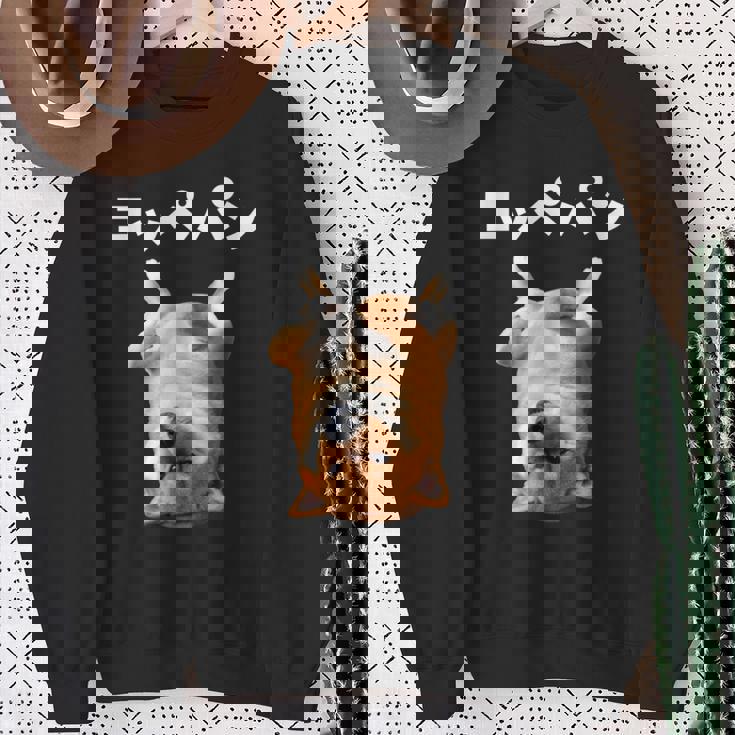 面白いtシャツ 柴犬 犬 イヌ コッペパン メンズ 犬好き グッズ かわいい おもしろ 面白い 服 ネタ 長袖tシャツ スウェットシャツ 年配の女性への贈り物