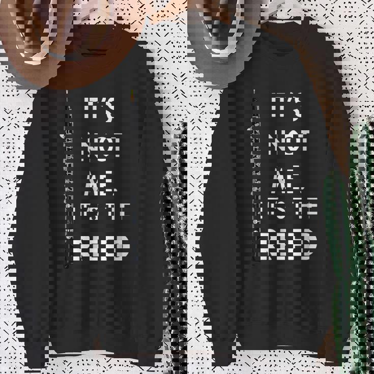 面白いオーボエ奏者 オーボイスト ミュージシャン 音楽教師 プン オーボエ スウェットシャツ 年配の女性への贈り物