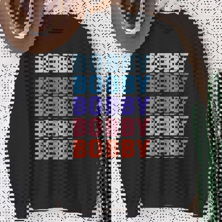 面白いギフト名 ボビー 名前入り スウェットシャツ 年配の女性への贈り物