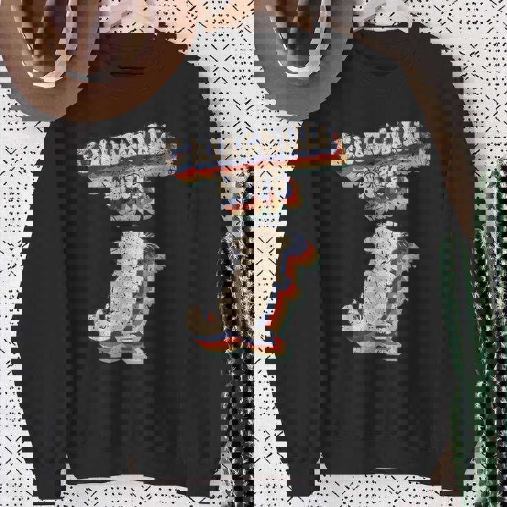 面白いチンチラのことわざ スウェットシャツ 年配の女性への贈り物