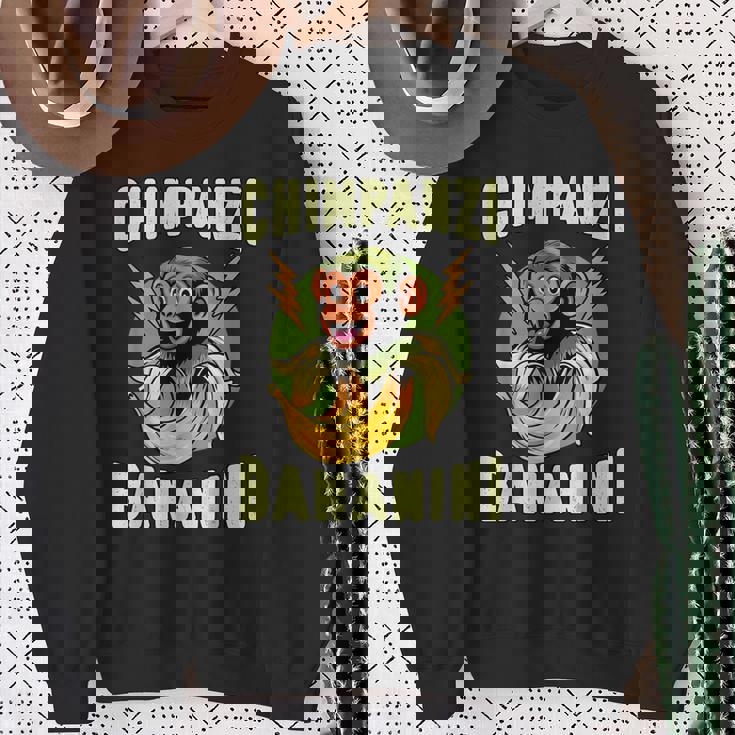 面白いモンキー・チンパンジーニ・バナニーニ・イタリアン・ブレインロット・ミーム スウェットシャツ 年配の女性への贈り物