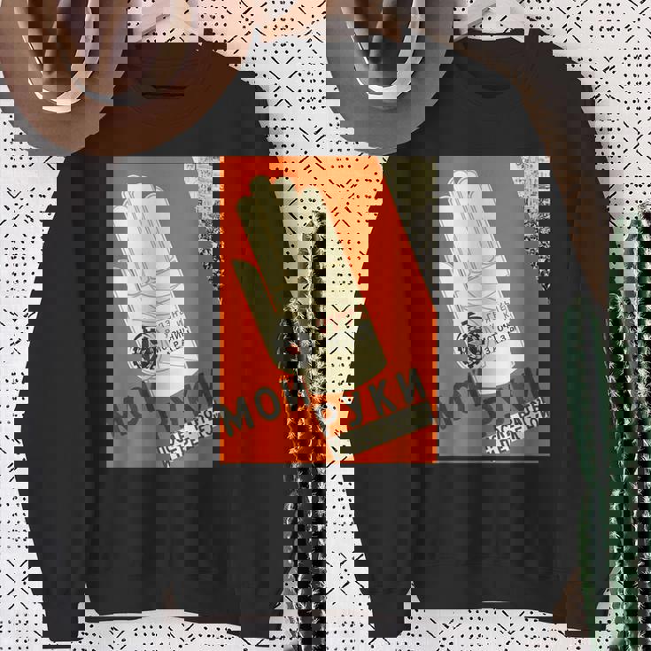 食事の前には手洗いを ソ連 ロシア アヴァンギャルド スウェットシャツ 年配の女性への贈り物