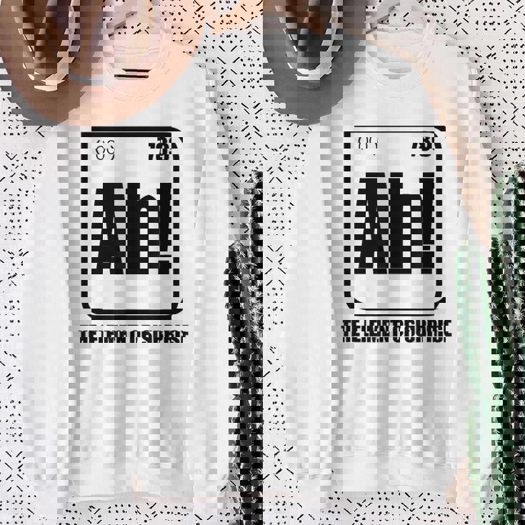 Ah The Element Ofurprise 元素周期表 ミーム スウェットシャツ 年配の女性への贈り物