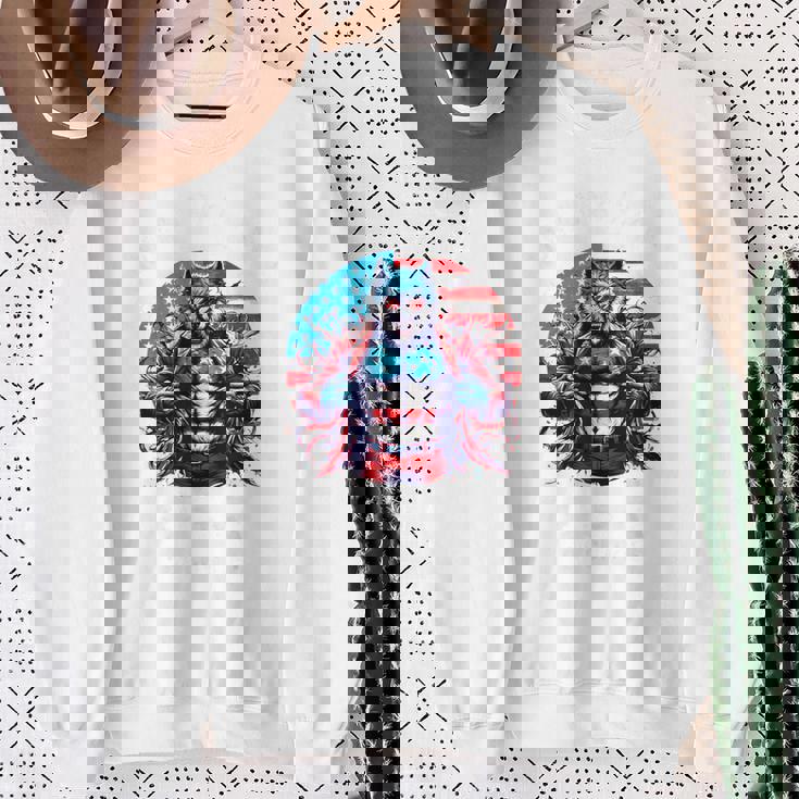 American Werewolfigma シャツ 面白い クリンジ 狼 ブレイン スウェットシャツ 年配の女性への贈り物