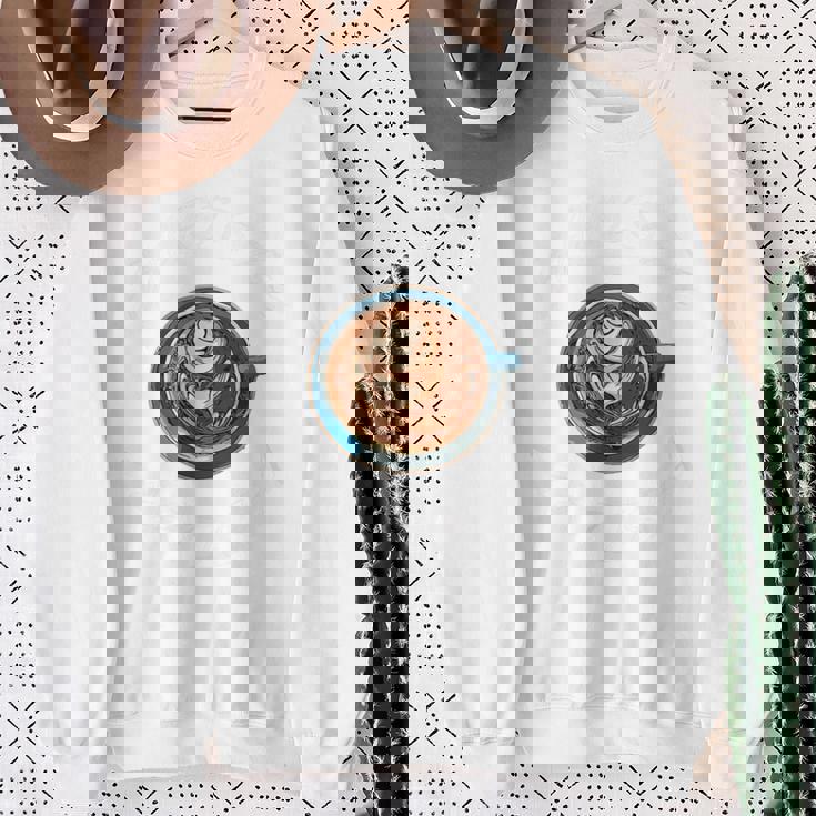 Barista Artista 社員カフェ用ラテアート スウェットシャツ 年配の女性への贈り物