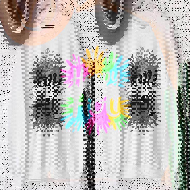 Bura Na Mano Holi Hai India Hindu Colors Happy Holi Festival スウェットシャツ 年配の女性への贈り物