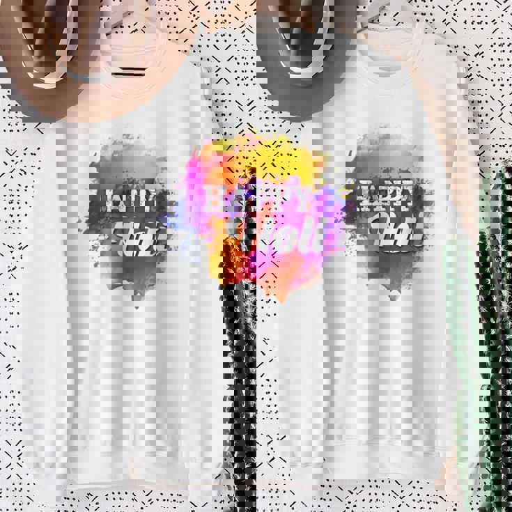 Colormear Happy Holi スウェットシャツ 年配の女性への贈り物