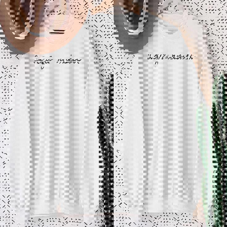 Croque Monsieur フレンチサンドイッチ 食通 かわいい スウェットシャツ 年配の女性への贈り物