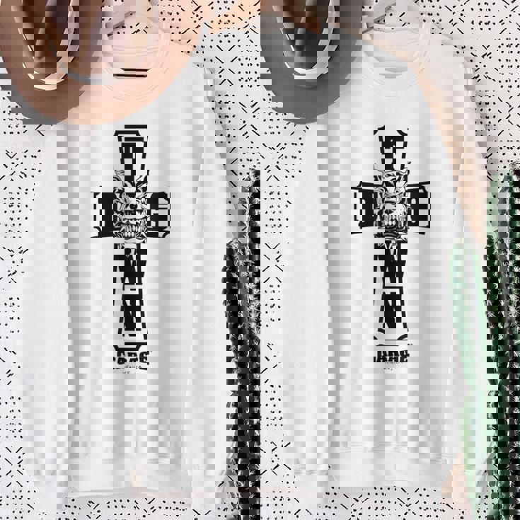 メンズ Dogtown Garage Cross クリスチャンtシャツ スウェットシャツ 年配の女性への贈り物