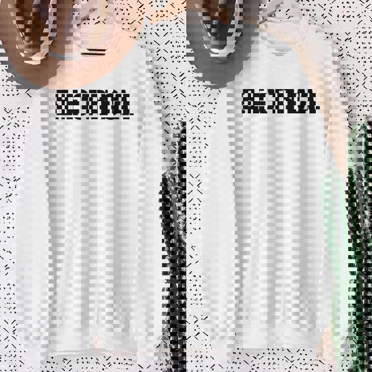 Electrical – Professional Electriciantaff Uniform スウェットシャツ 年配の女性への贈り物