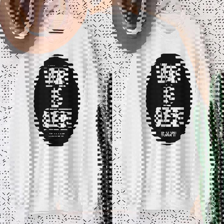 Exclusive War Is Over If You Want It 限定版 スウェットシャツ 年配の女性への贈り物