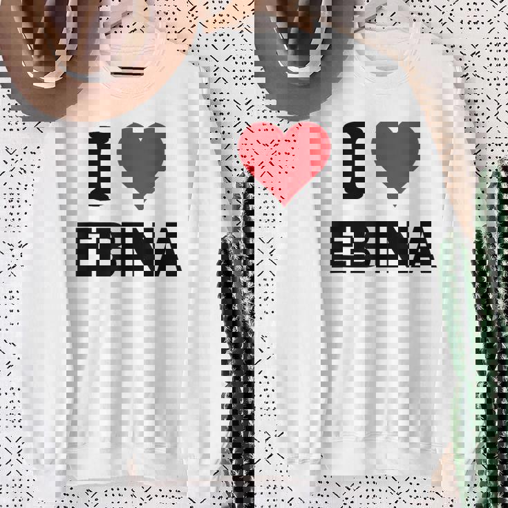 I Heart 海老名 日本ラブ日本土産 スウェットシャツ 年配の女性への贈り物