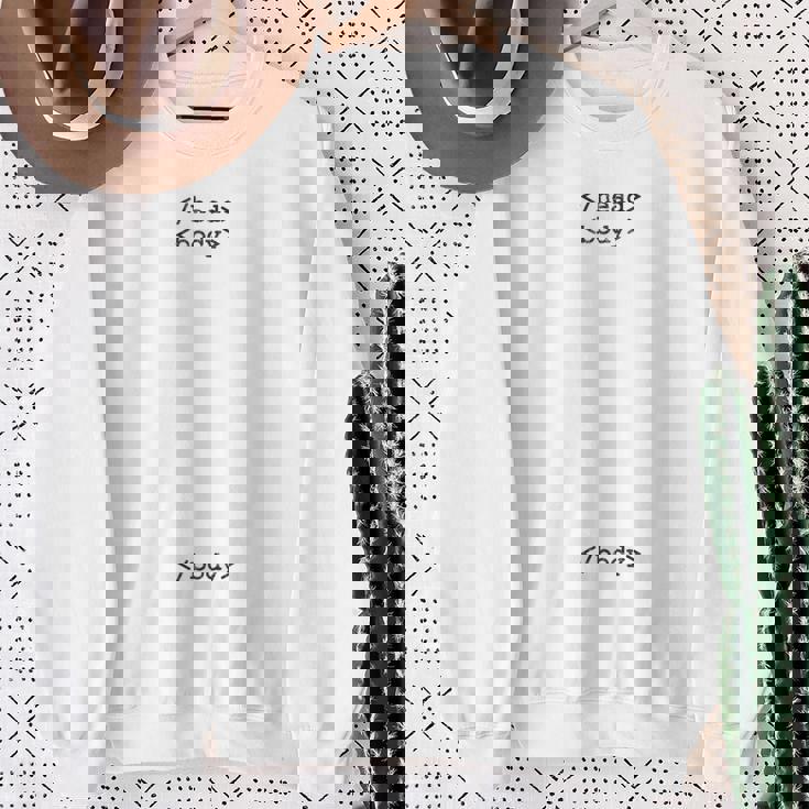 Htmlヘッドボディタグ オタク スウェットシャツ 年配の女性への贈り物