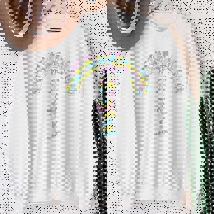 Itfテコンドー-夏のレインボータイダイを行う スウェットシャツ 年配の女性への贈り物