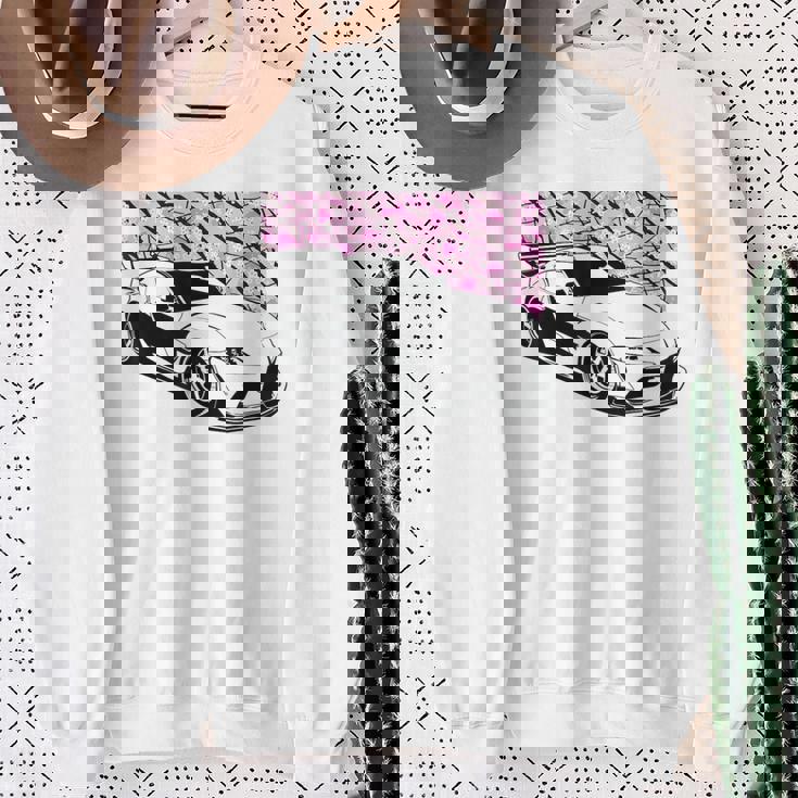 Jdm スープラ Mk5 Gr 桜 2Jz スタンスグラフィックtシャツ スウェットシャツ 年配の女性への贈り物