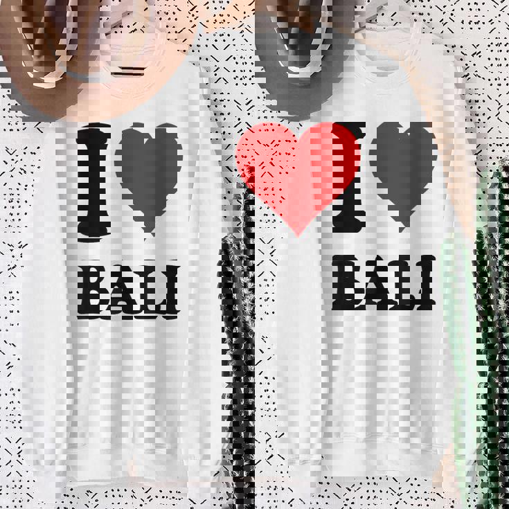 I Love Bali スウェットシャツ 年配の女性への贈り物