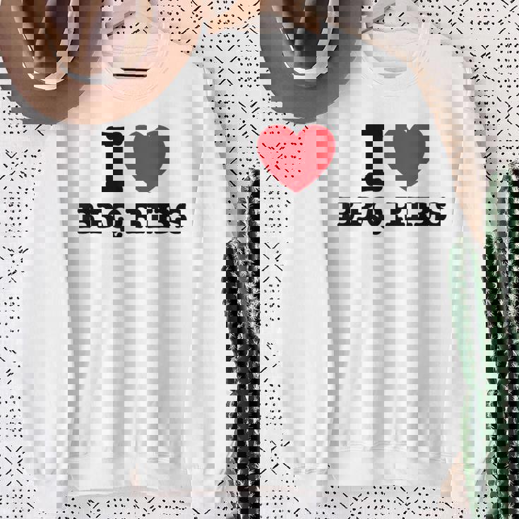 I Love Bbq リブ スウェットシャツ 年配の女性への贈り物