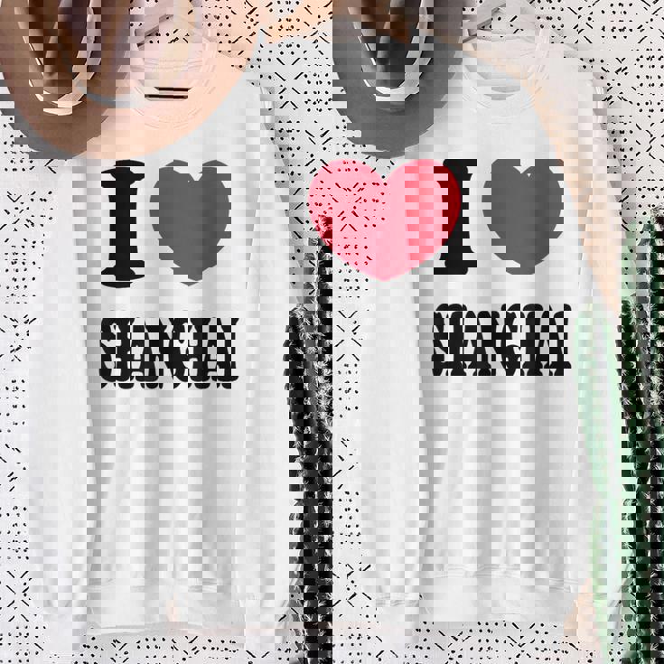 I Lovehanghai アイ・ラブ・シャンハイ スウェットシャツ 年配の女性への贈り物