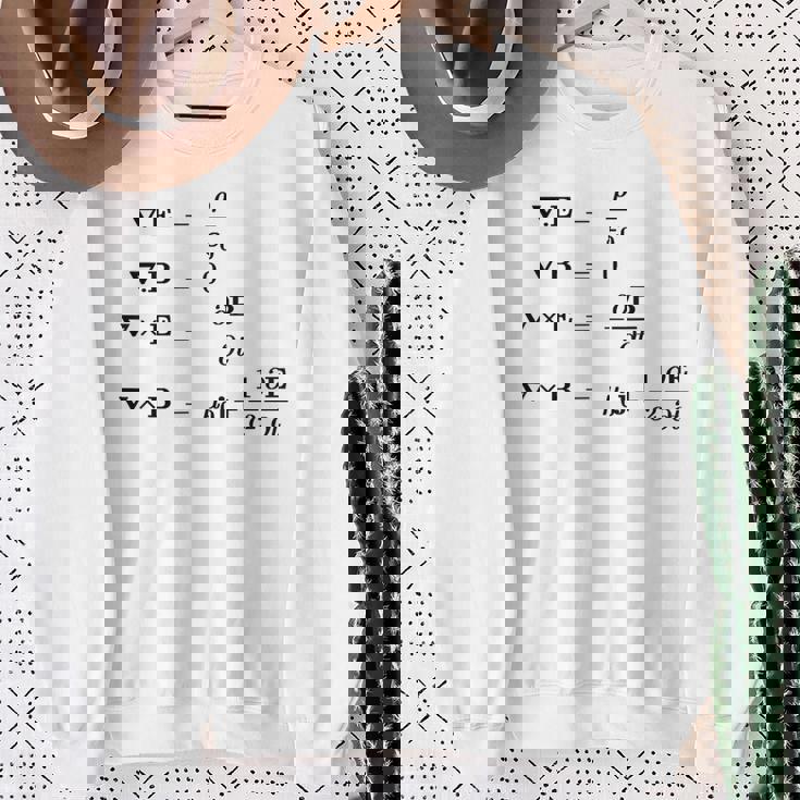 Maxwell 電磁気学・物理・科学の方程式 スウェットシャツ 年配の女性への贈り物