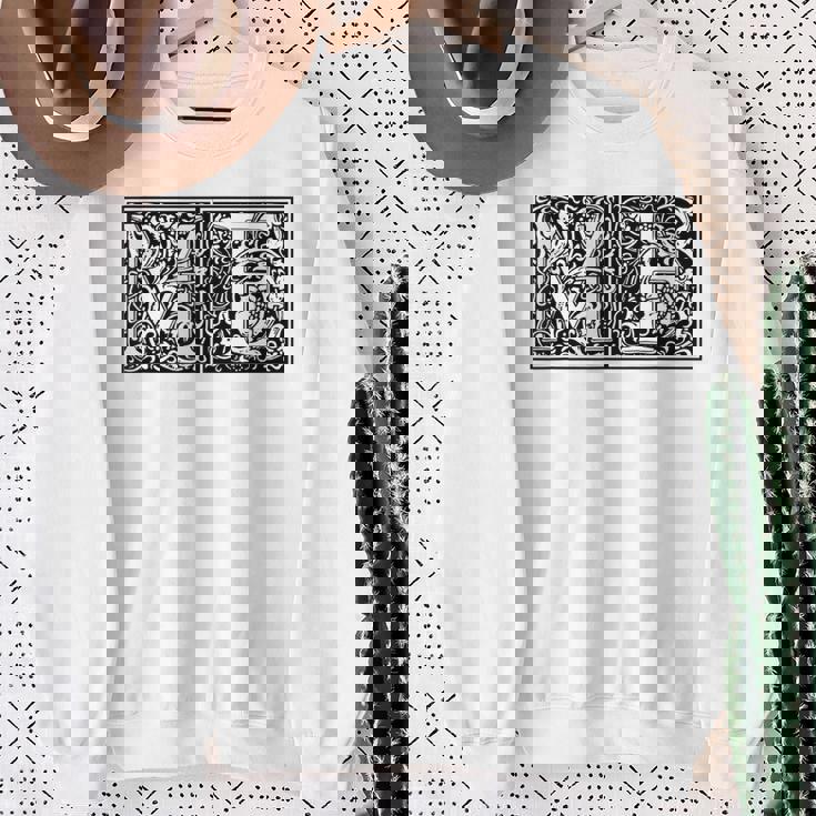 Mf イニシャルm F 名前 姓 オノマスティクス オノマトジー スウェットシャツ 年配の女性への贈り物