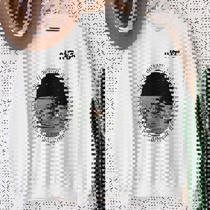 Nasa アポロ11号 月面着陸 1969年7月20日 長袖tシャツ スウェットシャツ 年配の女性への贈り物