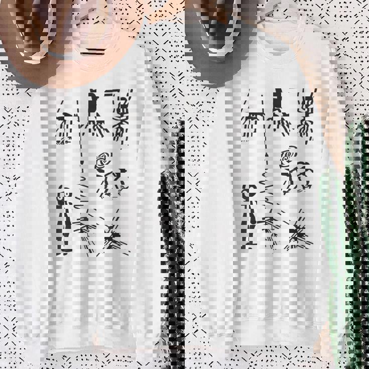 Nazca Lines 古代ufoエイリアン地球外生命アートtシャツ スウェットシャツ 年配の女性への贈り物