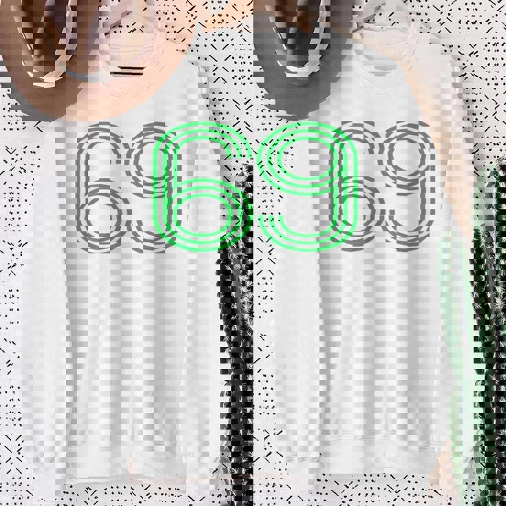 Number 69 シャツ レトロ ユニフォーム ヨーロッパスタイル バックプリント ジャージ スウェットシャツ 年配の女性への贈り物