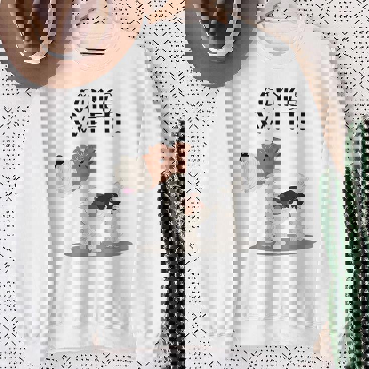 Omg Wft ワイヤーフォックステリアシャツ スウェットシャツ 年配の女性への贈り物