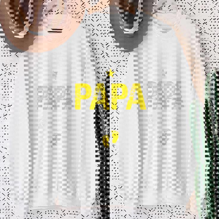 メンズ Promoted To Papa Est 2027Oon To Be Dad スウェットシャツ 年配の女性への贈り物