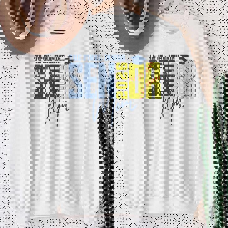 Retro The Final Inning Senior Softball Mom Class Of 2026 Sweatshirt Gifts for Old Women