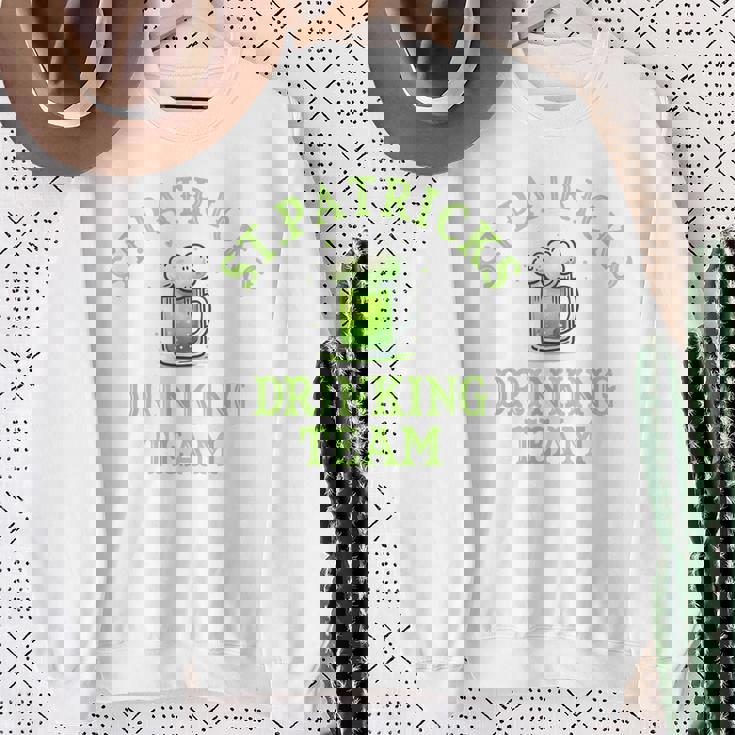 St Patrick Day セント・パトリックス・デー コスチューム ビール アイリッシュ Drinking Team スウェットシャツ 年配の女性への贈り物