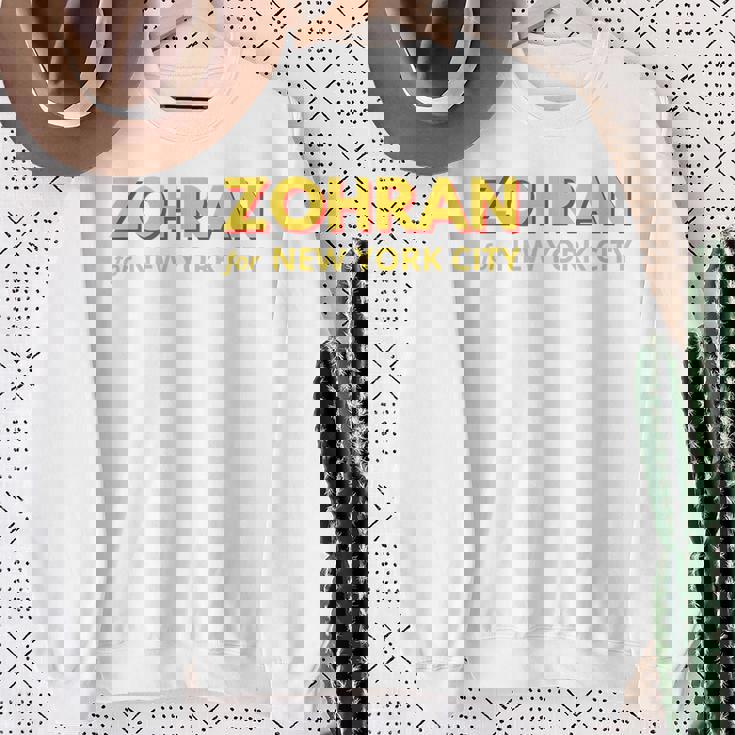 Zohran Mamdani ニューヨーク市長用 面白い クール トレンディ プログレッシブ スウェットシャツ 年配の女性への贈り物