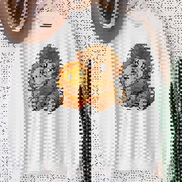 かわいいパンチ君 抱っこぬいぐるみ 赤ちゃん マカク モンキー パンチ スウェットシャツ 年配の女性への贈り物