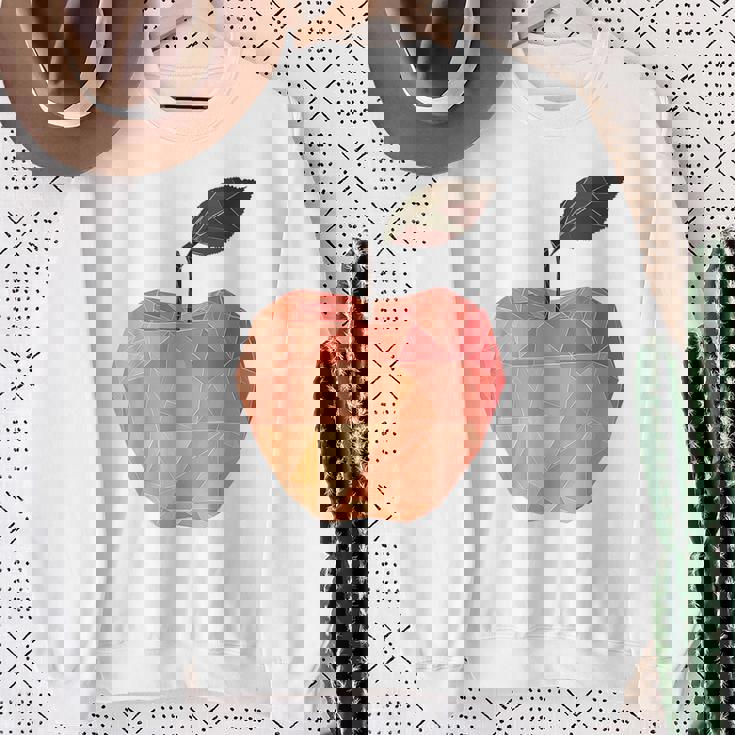 りんご フルーツ モチーフ アート りんご スウェットシャツ 年配の女性への贈り物