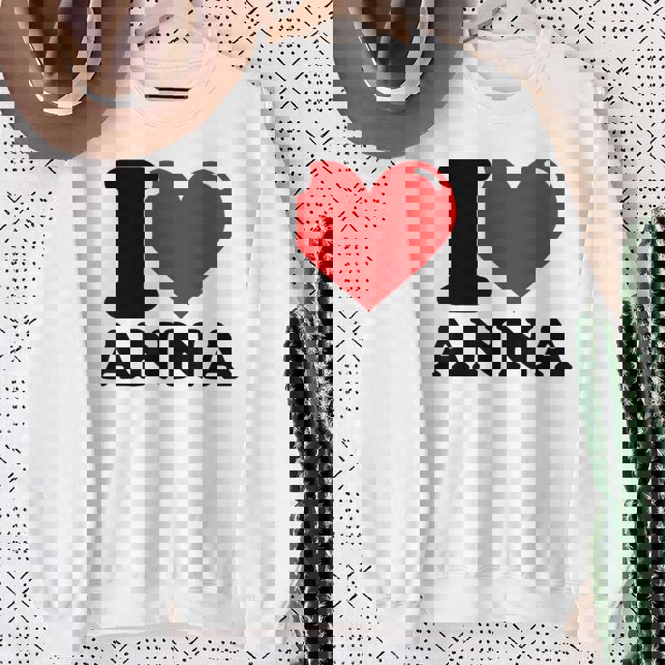 アイ・ラブ・アンナ スウェットシャツ 年配の女性への贈り物