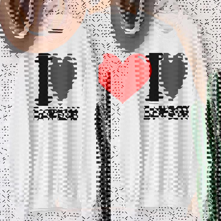 アイ・ラブ・ローソン スウェットシャツ 年配の女性への贈り物