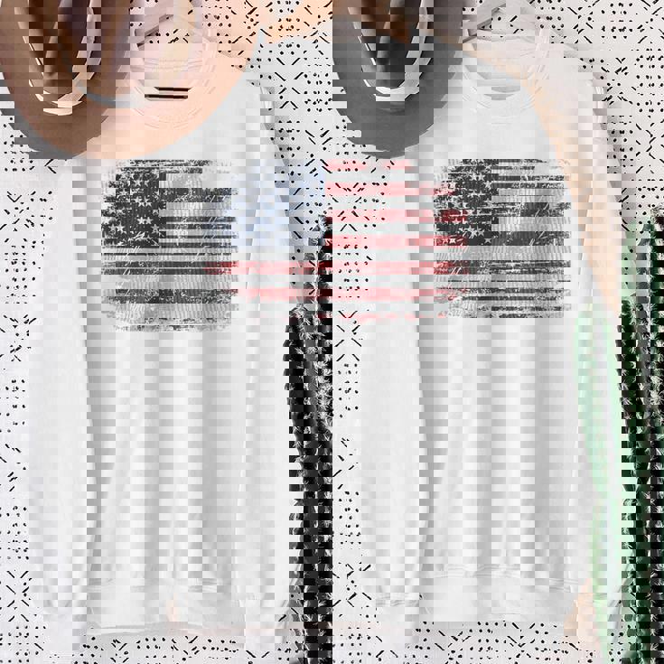 アメリカ国旗 アメリカ 星条旗 Usa Flagtars Andtripes スウェットシャツ 年配の女性への贈り物