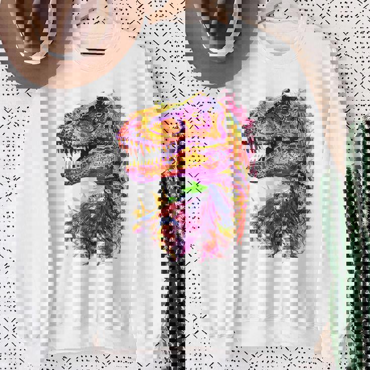 アロサウルス 恐竜モチーフ イラスト アロサウルス スウェットシャツ 年配の女性への贈り物