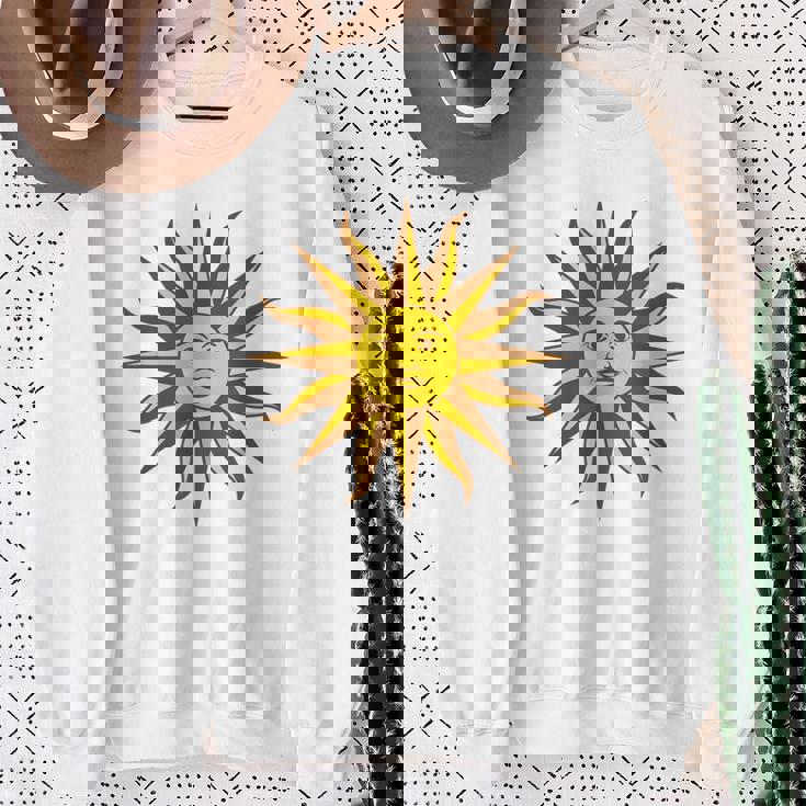 ウルグアイ ヘリテージ ヴィンテージ ウルグアイ人 5月の息子 スウェットシャツ 年配の女性への贈り物