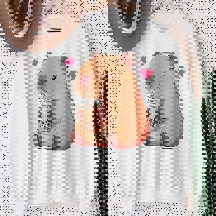 カピバラバブルティー スウェットシャツ 年配の女性への贈り物