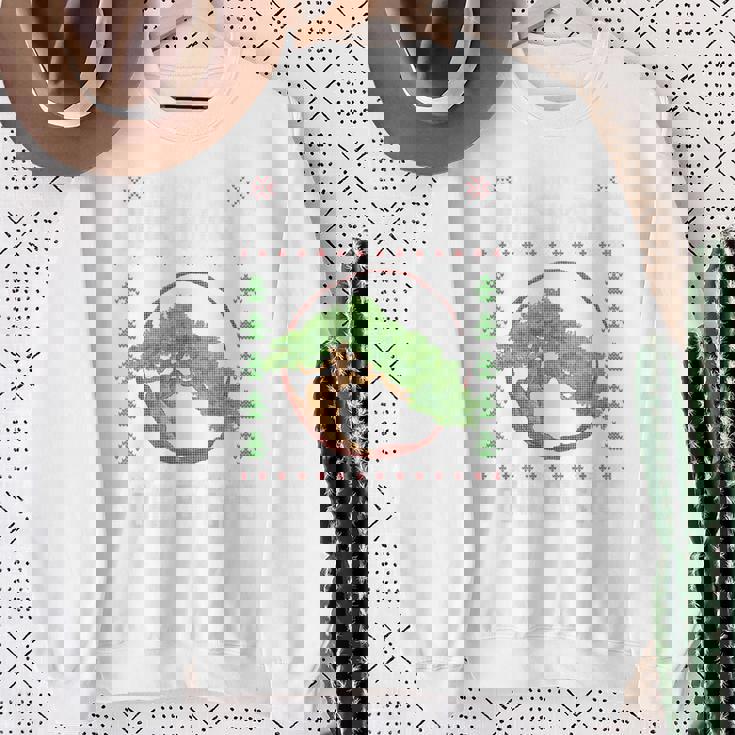 クリスマス 盆栽 醜い Xmas セーター クリスマス 盆栽 恋人 スウェットシャツ 年配の女性への贈り物