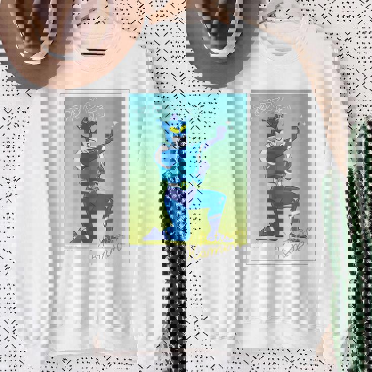 クレヨンしんちゃん アクション仮面ブロマイド風 スウェットシャツ 年配の女性への贈り物