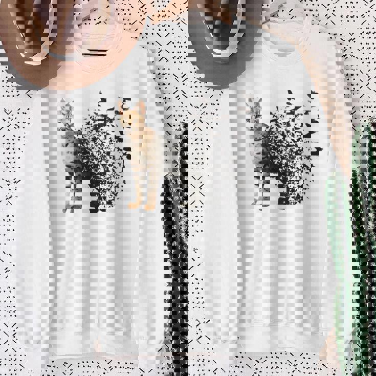 サーバルキャット 長袖tシャツ スウェットシャツ 年配の女性への贈り物